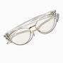 Gemstone Cat Eye Clear Lens Frames,