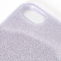 Purple Glitter Protective Phone Case - Fits iPhone 6/7/8/SE,