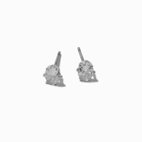 Silver-tone Cubic Zirconia Cross Jewelry Set - 2 Pack,