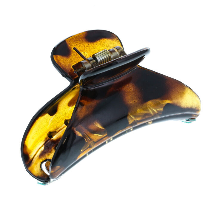 Small Tortoise Shell Curved Hair Claw,