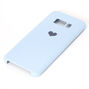 Coque de portable c&oelig;ur bleu clair - Compatible avec Samsung Galaxy&nbsp;S8,