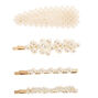 Claire&#39;s Club Pearl Hair Clips - 4 Pack,