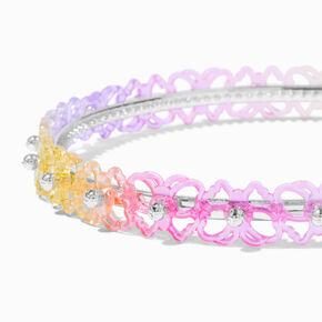 Claire&#39;s Club Butterfly Rainbow Cutout Headband,