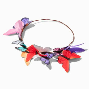 Rainbow Bright Butterfly Headwrap,