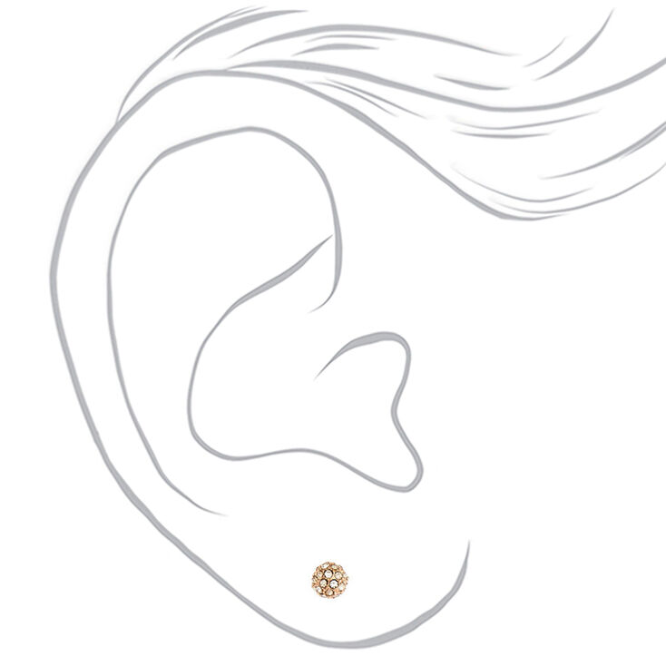 Pearl Jewellery Set - Copper, 3 Pack,