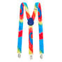 Rainbow Tie Dye Suspenders,