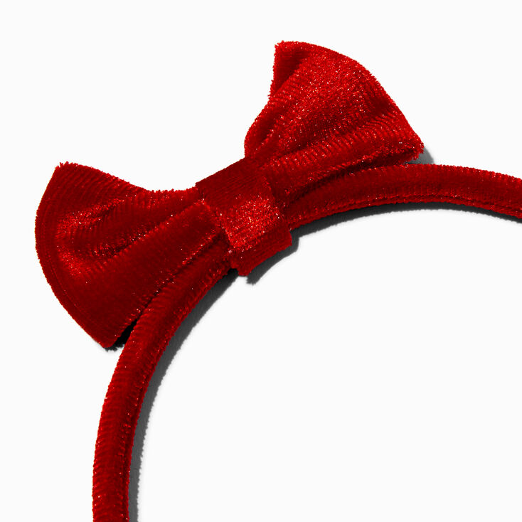 Claire&#39;s Club Holiday Velvet Headbands - 3 Pack,