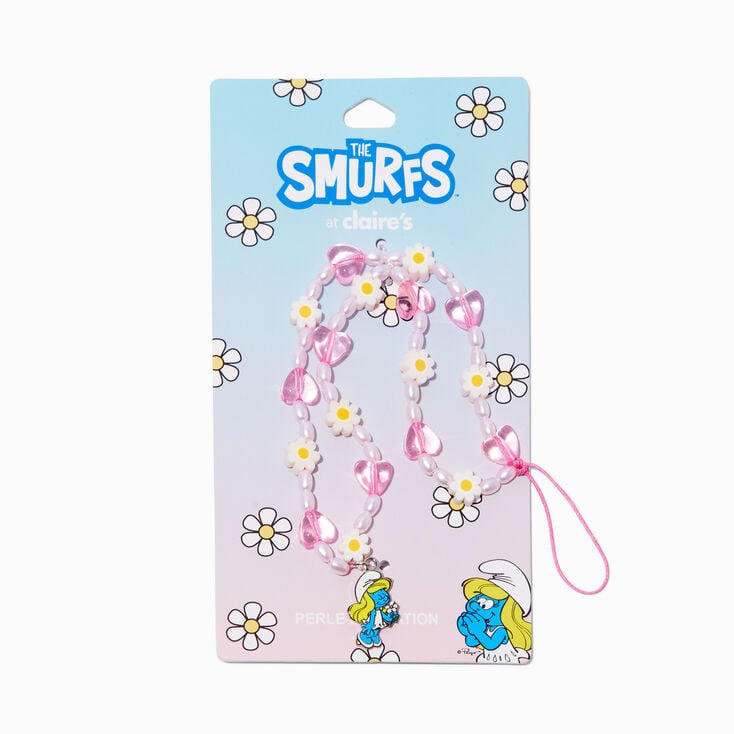 The Smurfs&trade; Claire&#39;s Exclusive Beaded Phone Wrist Strap,