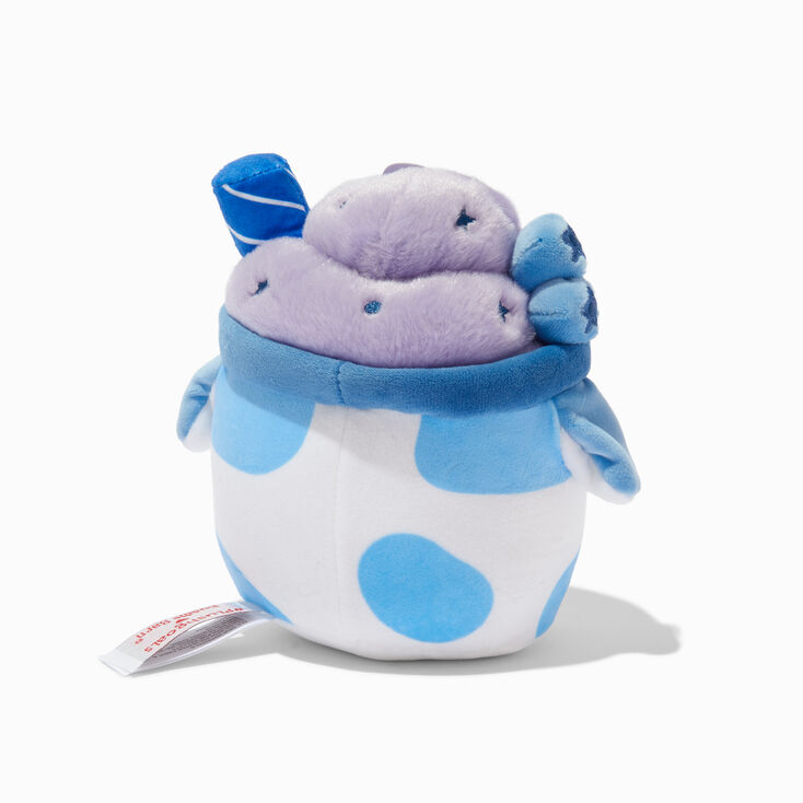 &#35;Plush Goals by Cuddle Barn&reg; 7&#39;&#39; Blueberry Mooshake Soft Toy,