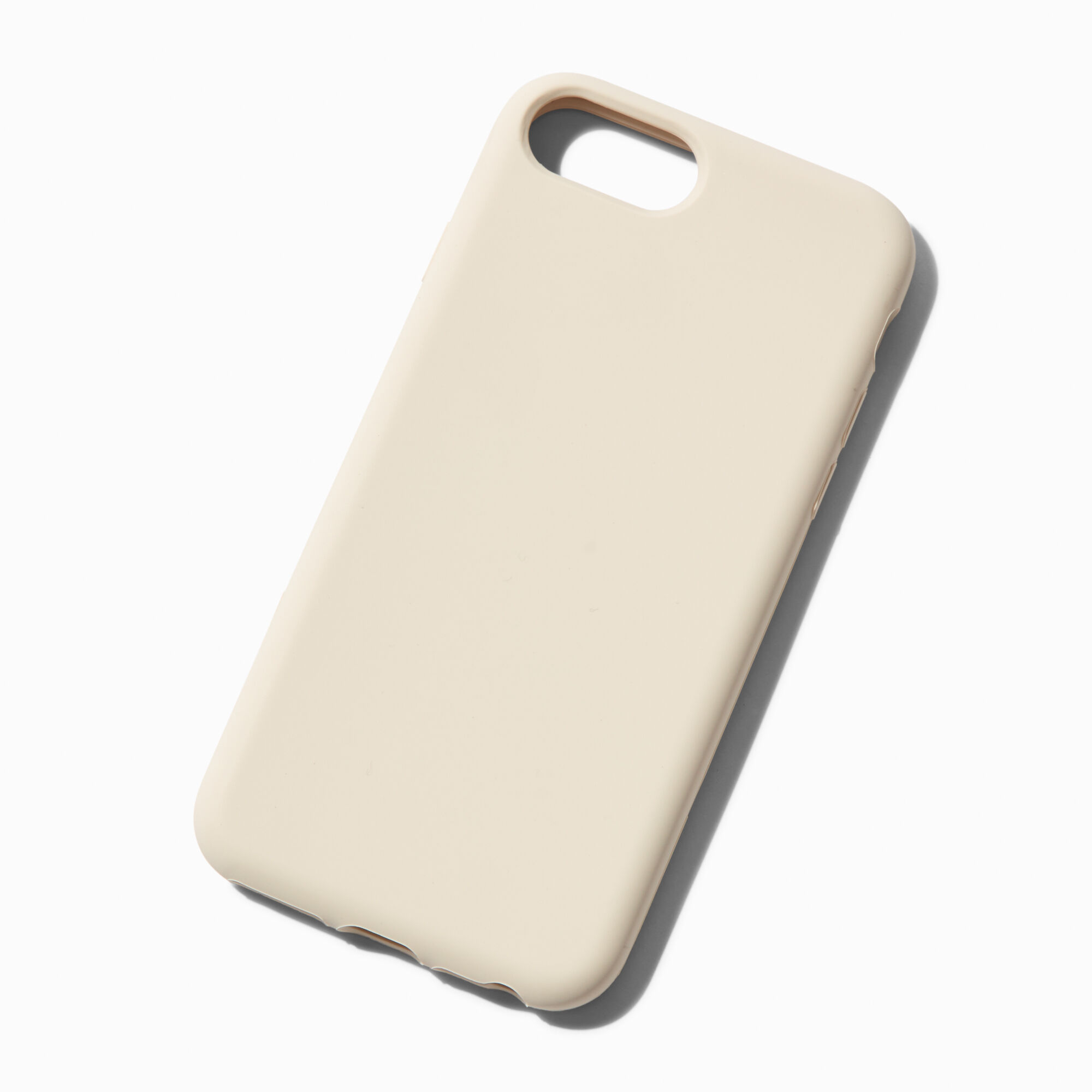 View Claires Solid Silicone Phone Case Fits Iphone 678se Ivory information