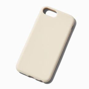 Coque de portable en silicone couleur ivoire unie - Compatible avec iPhone&reg; 6/7/8/SE,
