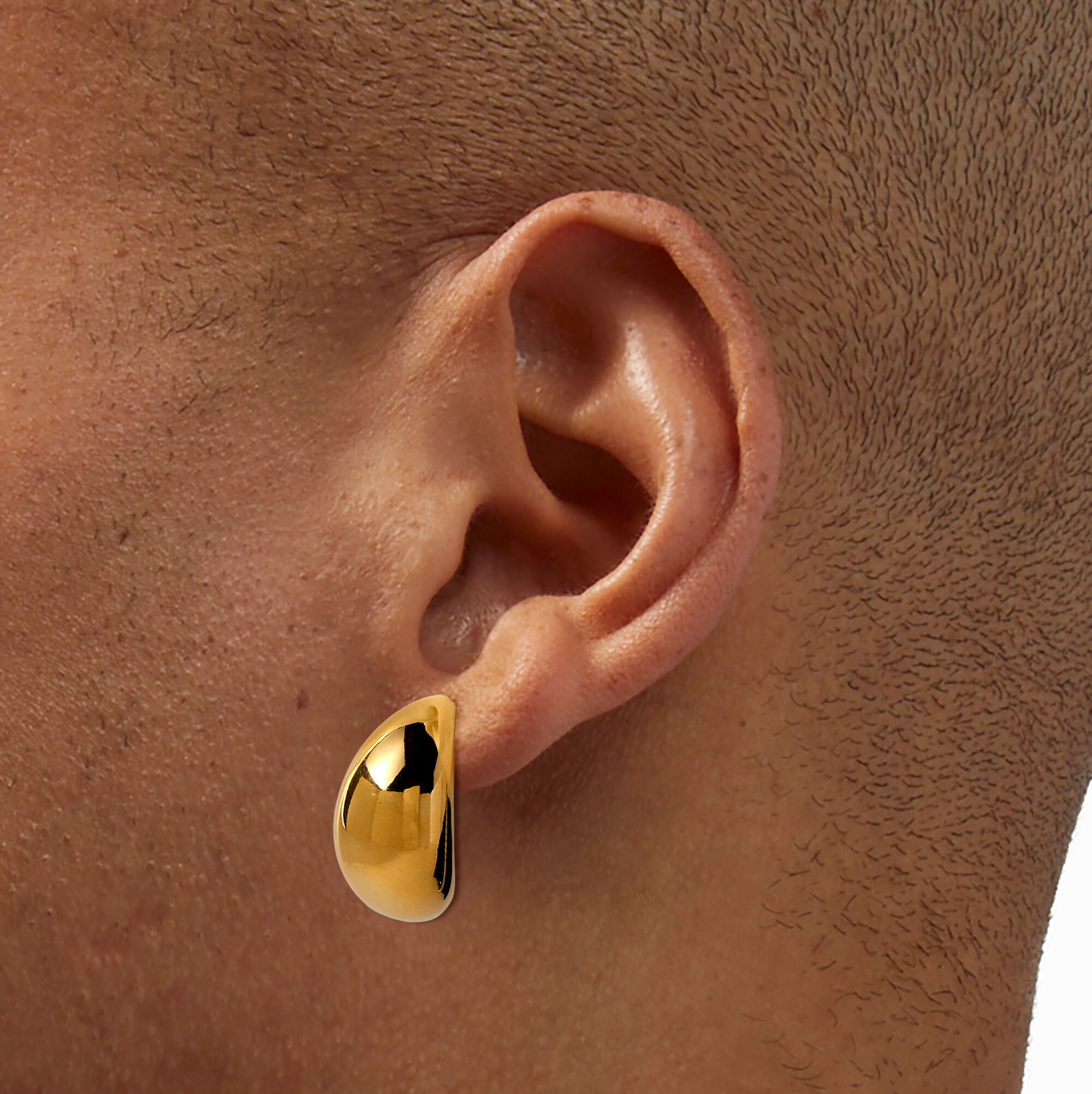 C LUXE by Claire's 18kt Gold Plated Teardrop Stud Earrings,
