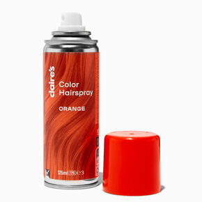 Spray pour cheveux orange,