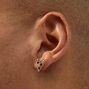 Crystal Pizza Stud Earrings,