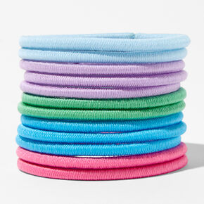 Pastel Luxe Hair Ties - 12 Pack,