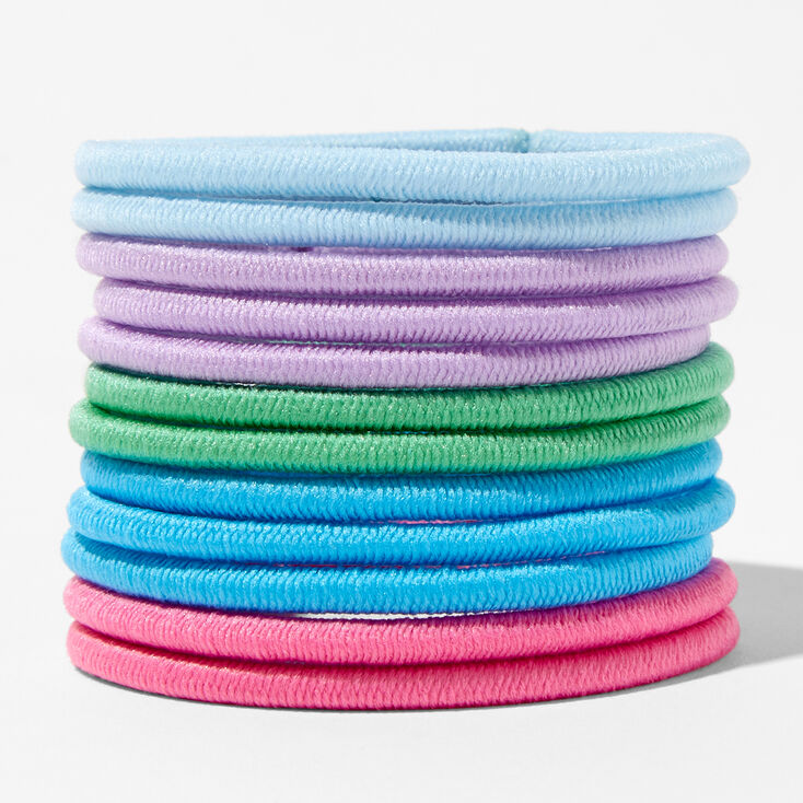 Pastel Luxe Hair Ties - 12 Pack,