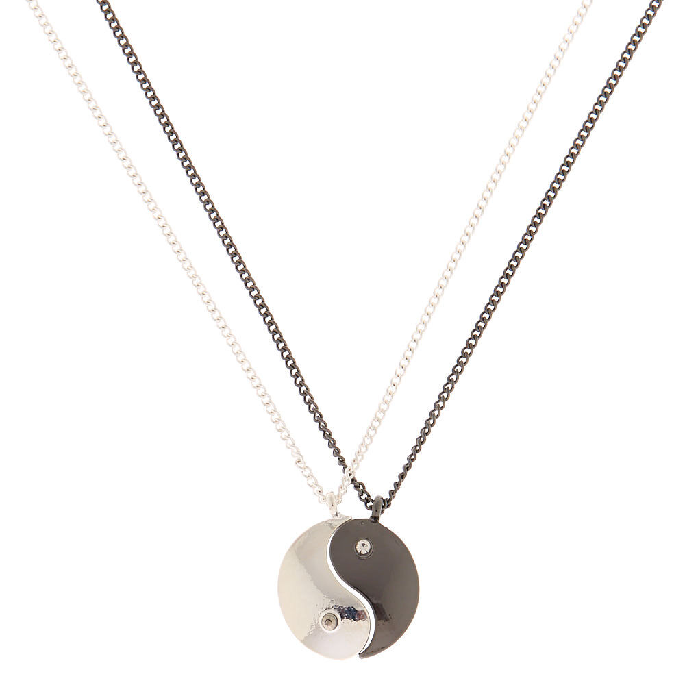 Best Friends Yin Yang Pendant Necklaces 2 Pack Claire s US