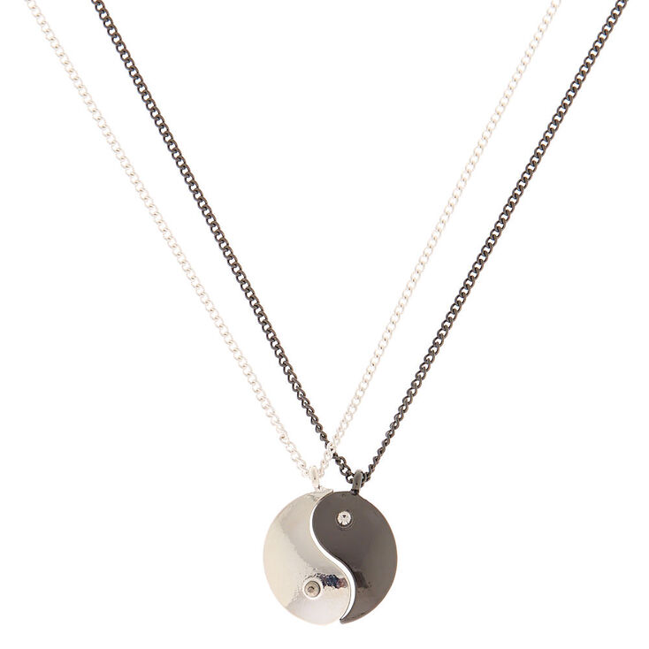 Best Friends Yin Yang Pendant Necklaces - 2 Pack,