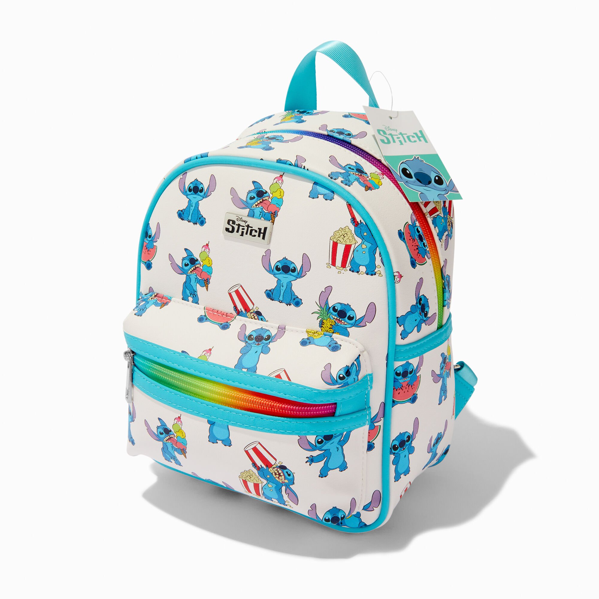 View Disney Stitch Claires Exclusive Foodie Mini Backpack information
