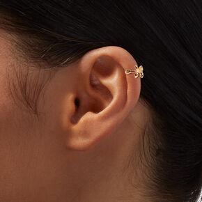 Mixed Metal Leaf Wire Ear Cuffs - 6 Pack,