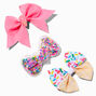 Claire&#39;s Club Ice Cream Hair Bow Clips - 3 Pack,