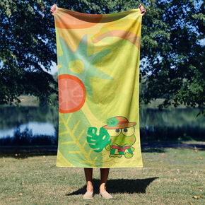 Keroppi&reg; Beach Printed Beach Towel &#40;ds&#41;,