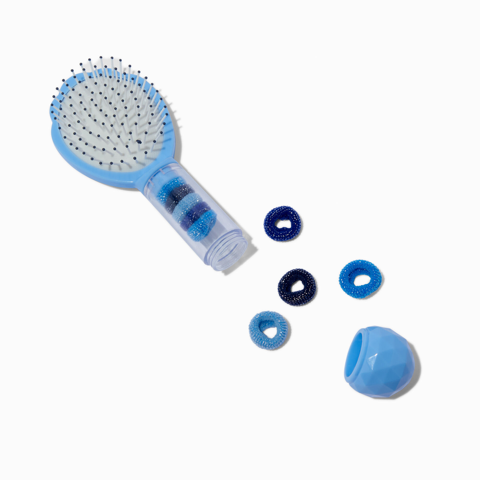Bluey Paddle Hair Elastics & Hair Brush,