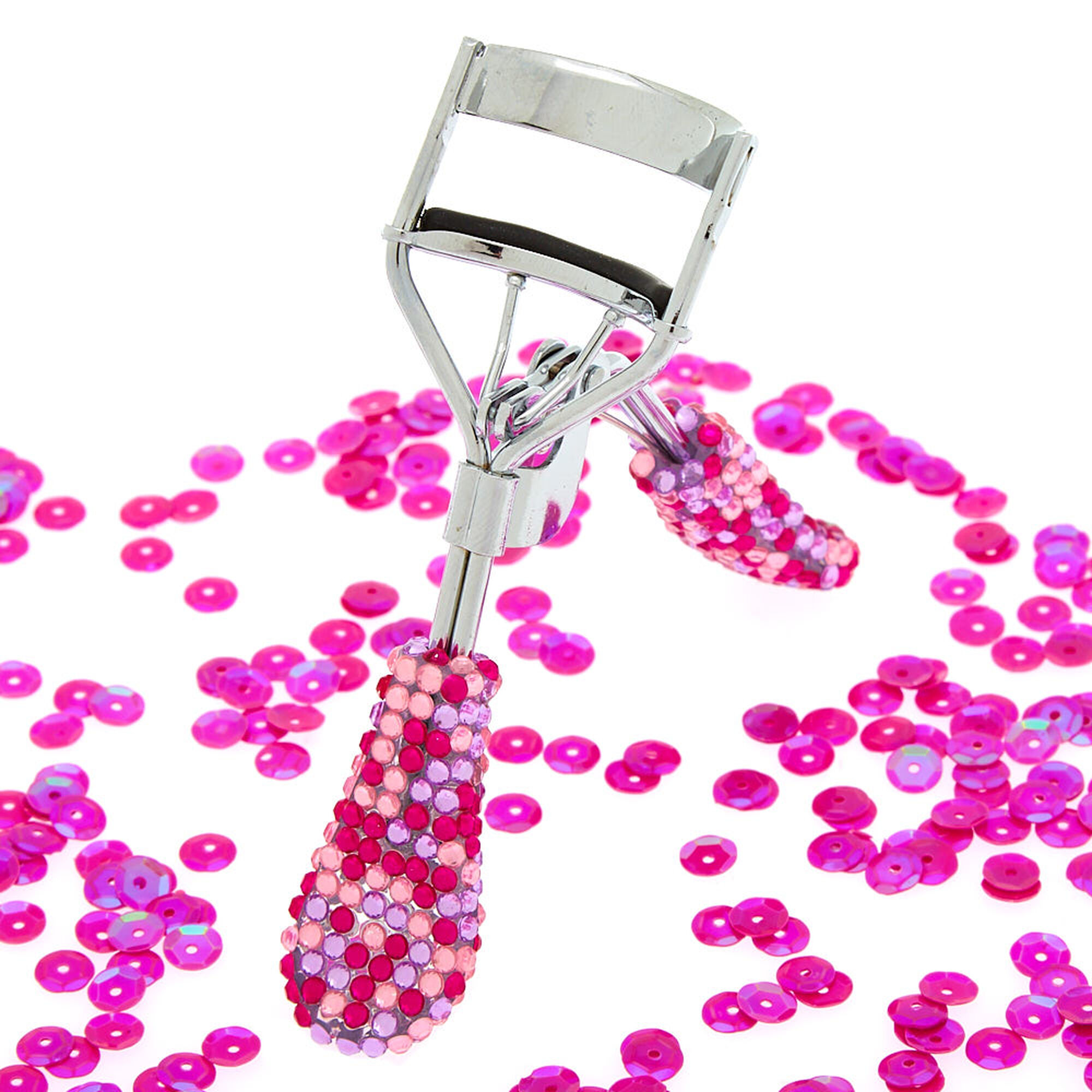 Gem Eyelash Curler - Pink | Claire's US