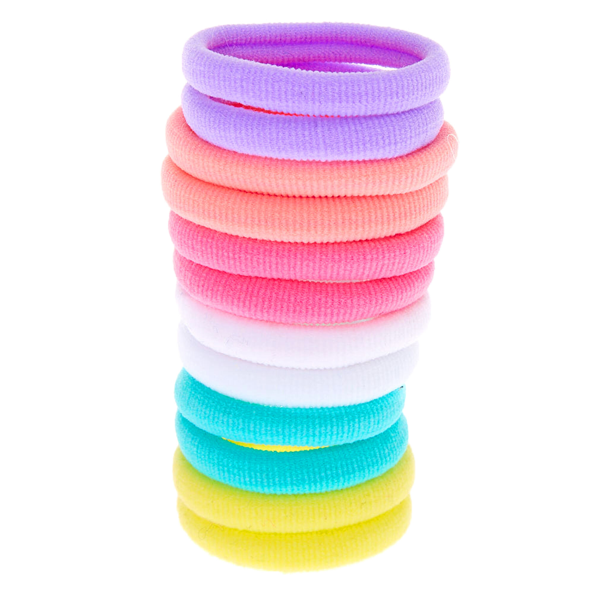 View Claires Club Pastel Rolled Hair Bobbles 12 Pack information