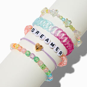 Pastel &#39;&#39;Dreamer&#39;&#39; Beaded Bracelet Set - 5 Pack,