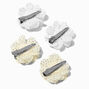 Barrettes &agrave; fleurs en mousseline grande occasion Claire&#39;s&nbsp;Club - Lot de 4,