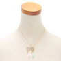 Lot de 2&nbsp;colliers &agrave; pendentif attrape-r&ecirc;ves motif papillon best friends,