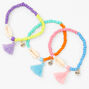 Best Friends Cowrie Shell Beaded Stretch Bracelets - 3 Pack,