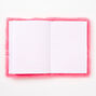 Smiling Avocado Furry Lock Diary - Pink,