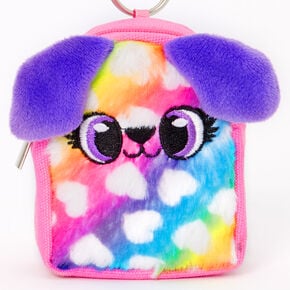 Dottie the Puppy Rainbow Mini Backpack Keychain,