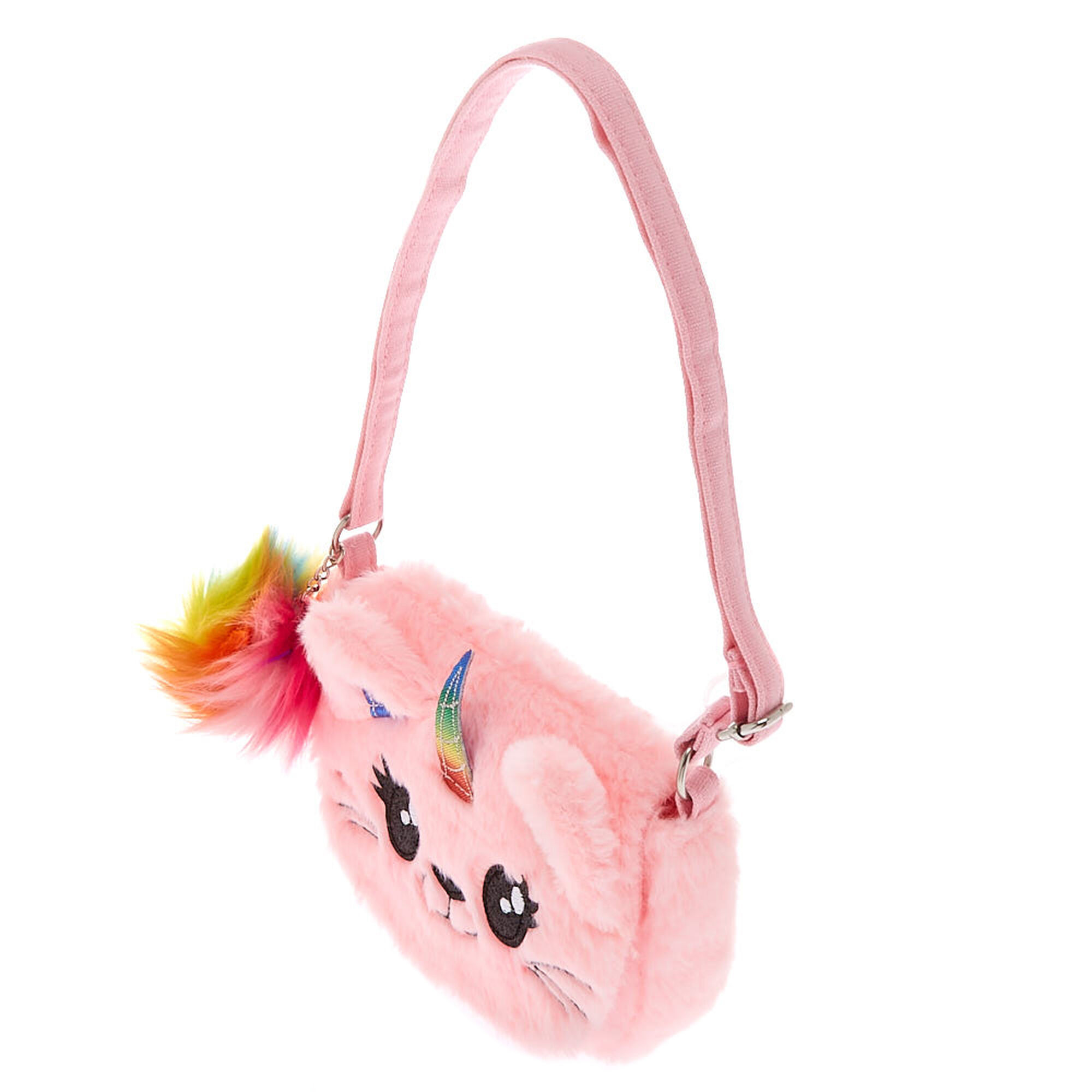 Claire S Club Caticorn Crossbody Bag Pink Claire S Us