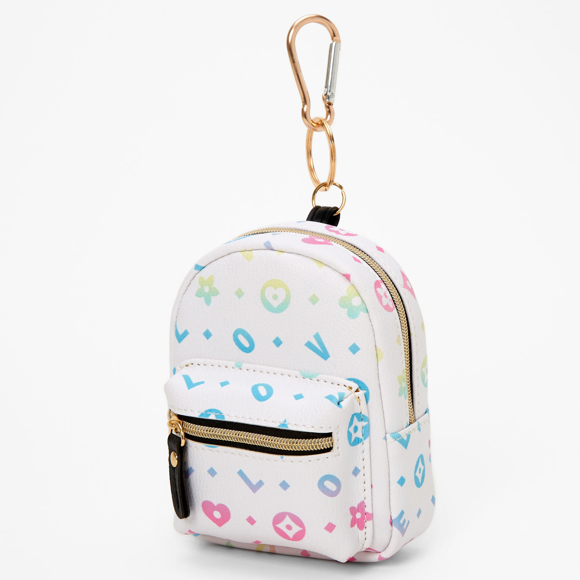 Claire's Mini Backpack Keychains | Keyring with Mini Backpack Purse Bag  Charm Store Mini Accessories, Change & Lip Balm