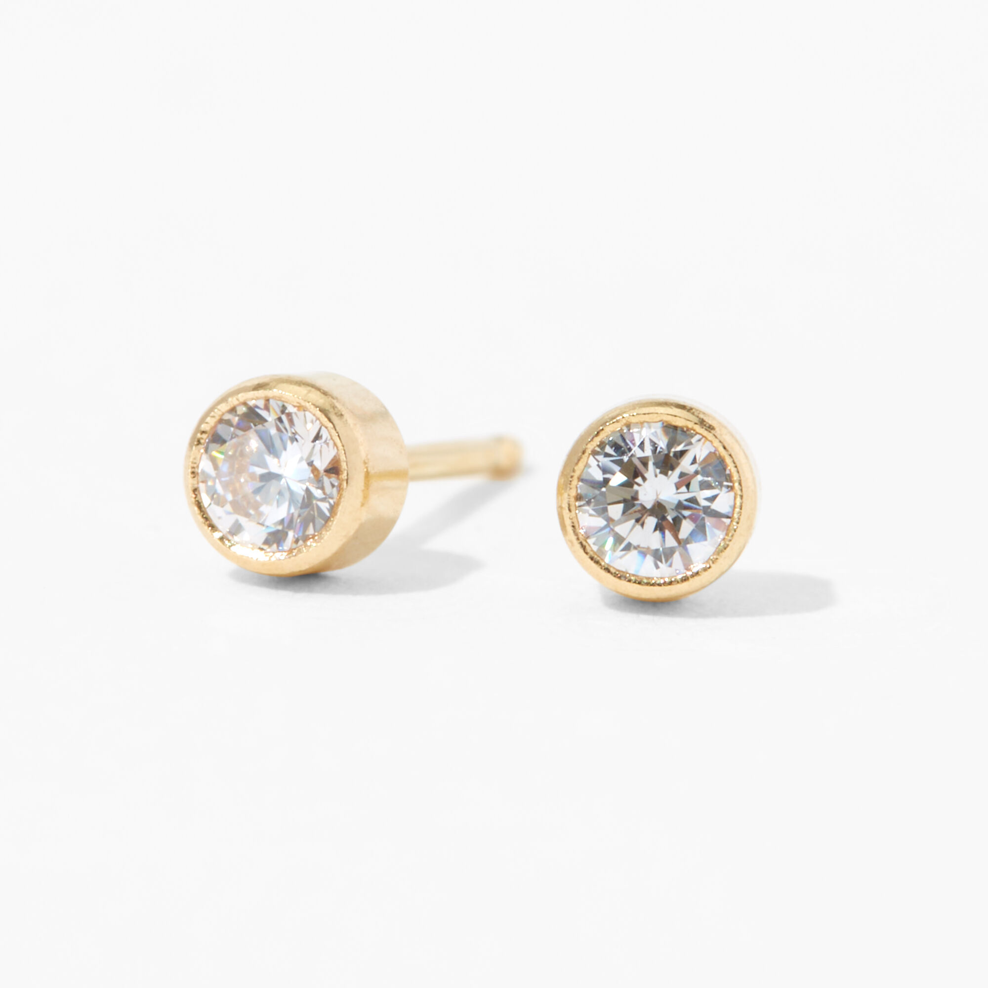 Claire 18k White Gold Plated Earrings with Swarovski Crystal – Cate & Chloe