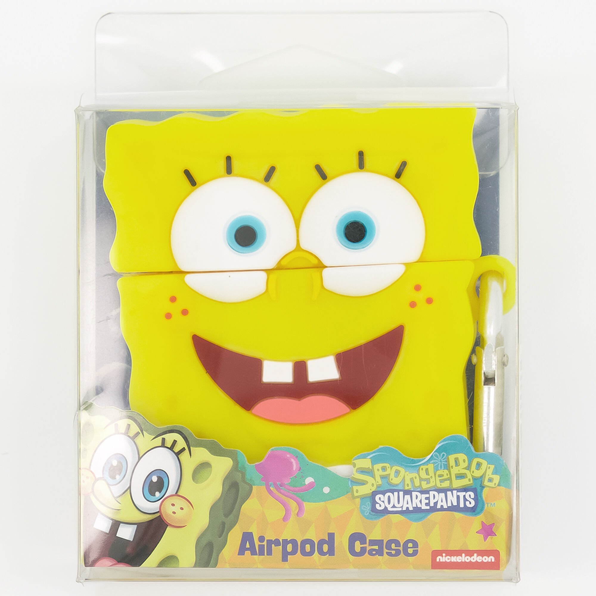 Étui pour écouteurs en silicone Bob l’éponge - Compatible avec les AirPods® de Apple,