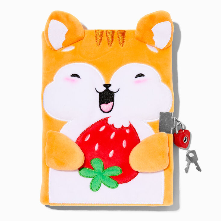Strawberry Chipmunk Lock Diary,