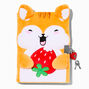 Strawberry Chipmunk Lock Diary,