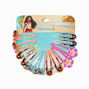 Disney Moana 2 Glitter Snap Hair Clips - 12 Pack,