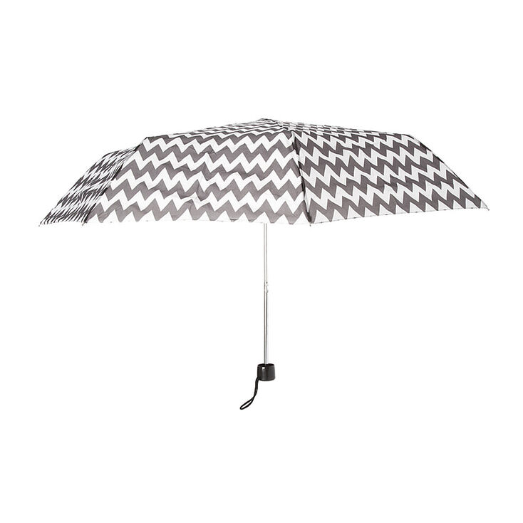 Black &amp; White Chevron Umbrella,