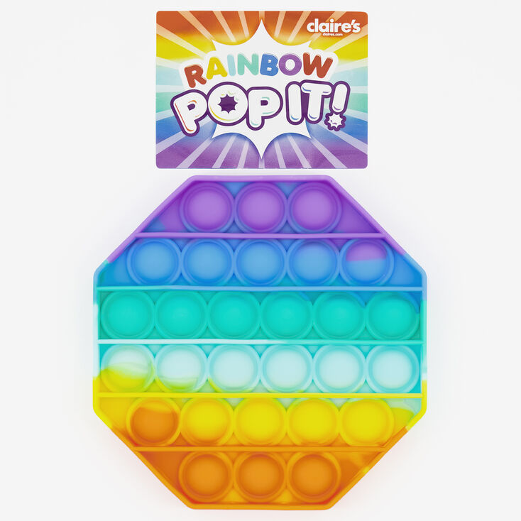 Claire's Jouet fidget Pop arc-en-ciel – Les modèles peuvent varier