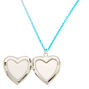 Claire&#39;s Club Holographic Heart Locket Necklace,