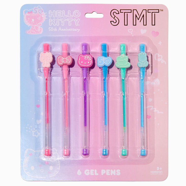 Hello Kitty&reg; 50th Anniversary Claire&#39;s Exclusive Gel Pens - 6 Pack,
