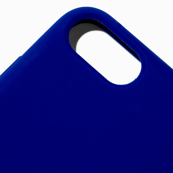 Solid Cobalt Blue Silicone Phone Case - Fits iPhone® 6/7/8/SE