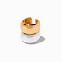 Mixed Metal Two-Tone Large Ear Cuff,