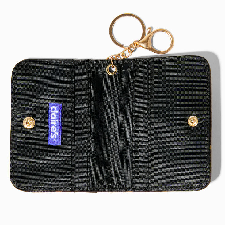 Brown &amp; Black Status Icons Mini Snap Wallet,