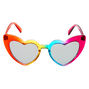 Rainbow Heart Cat Eye Sunglasses,